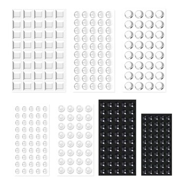 Mozeat Lens 304 PCS Bump Dots for Visually Impaired Assorted Styles Bump Dots Adhesive Dot Braille Stickers for Blind People with Low Vision Mixed Sizes Tactile Stickers for Elderly Blind
