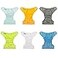 ALVABABY Baby Cloth Diaper 6 Pack with 12 Inserts One Size Cloth Diaper Covers Adjustable Washable Reusable for Baby Girls and Boys