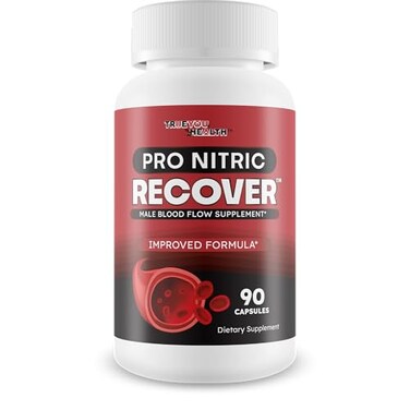 True You Pro Nitric Recover Improved Formula Our Best Blood Flow Supplement Nitric Oxide Circulation and Vein Support Healthy Blood Flow Circulation Supplements for Men Blood Vitamin Blood Flow Booste