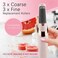 مجموعة من 6 بكرات بديلة من GOMINYUF متوافقة مع مبرد أدوات العناية بالقدمين الكهربائية Finishing Touch Flawless Pedi، تتضمن فرشاة تنظيف. 3 بكرات سوداء خشنة، و3 بكرات رمادية ناعمة.