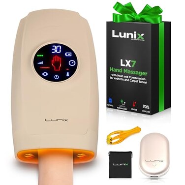Lunix LX7 FSA Hand and Wrist Massager Heated Touchscreen
