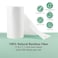 ALVABABY Diaper Liners for Baby Cloth Diaper Flushable Disposable Natural Soft Fragrance Free Chlorine Free 118 x 71 Inch 1 Roll 400 Sheets