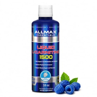 مكمل غذائي سائل من ALLMAX Nutrition، إل-كارنيتين، 1500 ملغ، بنكهة التوت الأزرق، 473 مل (16 أونصة)