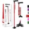 HONEYBULL Walking Cane for Men Women Foldable Adjustable Heavy Duty Free Standing All Terrain Collapsible Walking Sticks for Seniors Adults Red