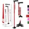 HONEYBULL Walking Cane for Men Women Foldable Adjustable Heavy Duty Free Standing All Terrain Collapsible Walking Sticks for Seniors Adults Red