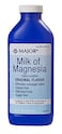 MAJOR Milk of Magnesia Saline Laxative Original Flavor Effective Overnight Relief StimulantFree SugarFree 16 Fl Oz