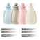 PandaEar Reusable Silicone Baby Food Pouches 4 Pack Squeeze Pouches for Toddler Kids BPAFree Silicone Refillable Baby Food Storage 5 oz
