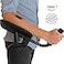 KMINA Adjustable Forearm Crutch for Adults x1 Unit Right Handed Ergonomic NonSlip Handles with Elbow Support Patented PRO Model Made in Europe