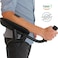 KMINA Adjustable Forearm Crutch for Adults x1 Unit Right Handed Ergonomic NonSlip Handles with Elbow Support Patented PRO Model Made in Europe
