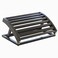 Zri Bamboo Foot Rest for Under Desk at Work Adjustable Black Bamboo Footrest for Office and Couch