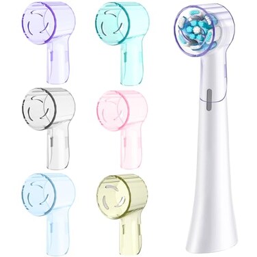 Cellena Toothbrush Covers Compatible with Oral B iO Brush Head 6Pack Multicolor Protective Caps for Travel Hygiene