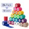 Mr. Pen Mr Pen Self Adhesive Bandage Wrap 2 x 5 Yards 24 Pack Colorful