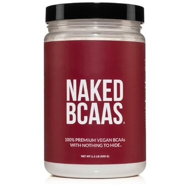 NAKED BCAAs Amino Acids Powder Only 1 Ingredient Pure 211 Formula Vegan Unflavored Branched Chain Amino Acids Instantized All Natural BCAA Supplement 500 Grams 100 Servings