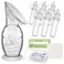 haakaa Manual Breast Pump 5oz150ml Silicone Colostrum Collector Kit ReadytoUse Pack 01oz4ml 6pcs