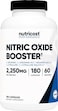 Nutricost Nitric Oxide Booster 2250mg 180 Capsules 750mg Per Casule 60 Servings Gluten Free and NonGMO