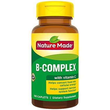 Nature Made BComplex with Vitamin C Caplets 100 Count Pack of 3