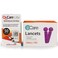 ijCare OhCare Lite Blood Sugar Testing Monitor Glucose Test Strips and Lancets for for Blood Testing Accurate and Affordable Diabetic Supplies 50 Strips 100 Lancets