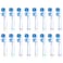 VWONST Replacement Brush Heads Compatible with Oral B Double Clean Design Double Clean Brush Heads Compatible with Braun OralB Dual Clean Electric Toothbrush 16Pack