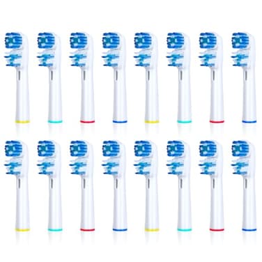 VWONST Replacement Brush Heads Compatible with Oral B Double Clean Design Double Clean Brush Heads Compatible with Braun OralB Dual Clean Electric Toothbrush 16Pack