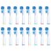 VWONST Replacement Brush Heads Compatible with Oral B Double Clean Design Double Clean Brush Heads Compatible with Braun OralB Dual Clean Electric Toothbrush 16Pack