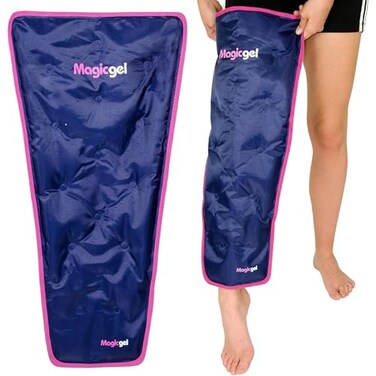 Magic Gel Leg Ice Pack Professional Cold Therapy Wrap Around Shin Ice Packs Full Leg Ice Pack Wrap Around Entire Leg Cool Down Your Legs Shins Hamstrings Ice Packs Sleeve