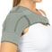Vive Shoulder Brace for Women Men Injury Recovery Compression Support Sleeve for Rotator Cuff Injuries Arthritis Sprain Dislocation PT Targeted Inflammation Pain Relief Grey Medium