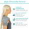 Vive Shoulder Brace for Women Men Injury Recovery Compression Support Sleeve for Rotator Cuff Injuries Arthritis Sprain Dislocation PT Targeted Inflammation Pain Relief Grey Medium