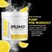 مشروب RAW Pump بنكهة الليمون، خالٍ من المنبهات، مكمل غذائي قبل التمرين، معزز لأكسيد النيتريك، 40 حصة