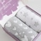 ملاءات سرير الأطفال من بيلوبان، متوافقة مع سرير الأطفال 4moms Mamaroo Sleep، عبوة من قطعتين، 100 ملاءة قطنية محبوكة من الجيرسي، ناعمة ومريحة للغاية، بنقشة رمادية للأطفال