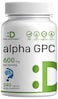 DEAL SUPPLEMENT Alpha GPC 600 mg Per Serving 240 Capsules Alpha GPC Choline Supplement 120 Servings NonGMO Gluten Free