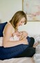 Twin Z Nursing Pillow Bottle or Breastfeeding Plus Size Friendly Navy