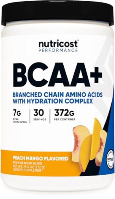 Nutricost BCAA Hydration Powder Peach Mango 30 Servings