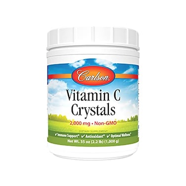 Carlson NonGMO Vitamin C Crystals 2000 mg Vitamin C Powder Immune Support Antioxidant 35 oz 1000 g