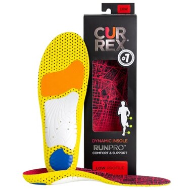 نعال CURREX RunPro للأحذية الرياضية، دعامات لقوس القدم للمساعدة في تقليل الإجهاد، والوقاية من الإصابات، وتعزيز الأداء للرجال والنساء ذوي القدم المنخفضة، مقاس XL