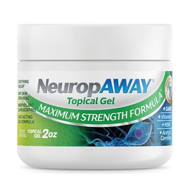 NeuropAWAY Maximum Strength Gel for Nerve discomfort Burning Tingling and Numbness 2oz