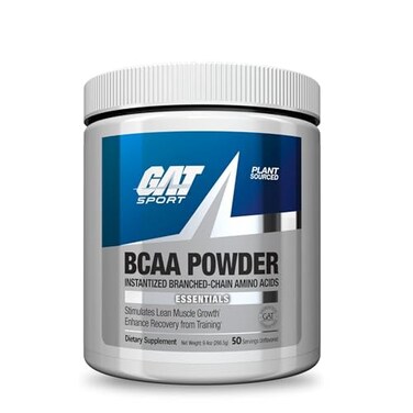مكمل غذائي من مسحوق الأحماض الأمينية المتشعبة السلسلة (BCAA) من جات سبورت، 2665 غرام
