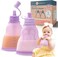 Everusely Reusable Baby Food Pouches for Toddlers 2 Pack 6 oz180 ml Lavender Squeezable Silicone Food Pouch Refillable Leakproof Spill Proof Puree Containers BPA Free Dishwasher Safe