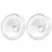 IVARONAL Two Full Milk Collector Cup Sets with 24mm Flange Compatible with Momcozy S12 ProS9 Pro Breast Pump NOT for S9S12 Replacement Pump Parts with Duckbill Valve Flange Diaphragm Linker Collector