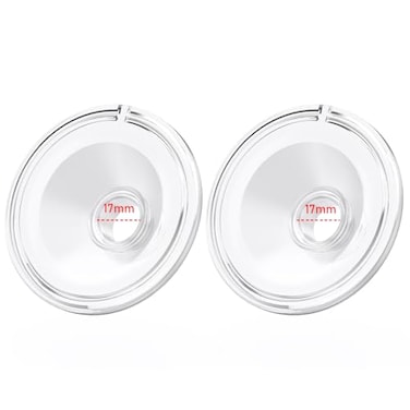IVARONAL Two Full Milk Collector Cup Sets with 24mm Flange Compatible with Momcozy S12 ProS9 Pro Breast Pump NOT for S9S12 Replacement Pump Parts with Duckbill Valve Flange Diaphragm Linker Collector
