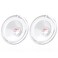 IVARONAL Two Full Milk Collector Cup Sets with 24mm Flange Compatible with Momcozy S12 ProS9 Pro Breast Pump NOT for S9S12 Replacement Pump Parts with Duckbill Valve Flange Diaphragm Linker Collector