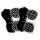 MASTOGO Tens Unit Wireless Electrode Pads Replacement Electrode Pads with Standard 35mm Snapon Connectors4PCSSetBlack