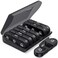 PULIV Weekly Pill Organizer 3 Times a Day Portable Travel Pill Box 7 Day with Large Pill Containers LightProof Pill Case for Vitamins Medication Supplements and Fish Oils Black
