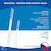 مجموعة مونت بلو من قطعتين من مبردات الأظافر الزجاجية التشيكية، مصنوعة يدوياً من زجاج مقسّى تشيكي أصلي، مبردات أظافر كريستالية محفورة على الوجهين للأظافر الطبيعية