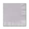 Canopy Street Silver Grey Beverage Napkins 100 Plain Gray Bulk Napkin Pack 4 34 x 4 34 Square Cocktail Event NapkinsBlank Party 3 Ply Napkins