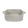 XUANGUO Medium Woven Cotton Rope Storage Basket with Handles Light Grey