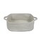 XUANGUO Medium Woven Cotton Rope Storage Basket with Handles Light Grey