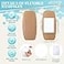 Geiserailie 40 Pcs Extra Large Flexible Adhesive Bandages 6x3 Fabric Bandages with NonStick Pad Latex Free Painless Removal for Wound Care and First Aid