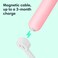 Quip Rechargeable Smart Sonic Toothbrush for Adults Timed Electric Toothbrush with Bluetooth Rewards App Replaceable Brush Head Soft Bristles Metal Handle Travel Toothbrush AllPink