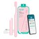 Quip Rechargeable Smart Sonic Toothbrush for Adults Timed Electric Toothbrush with Bluetooth Rewards App Replaceable Brush Head Soft Bristles Metal Handle Travel Toothbrush AllPink
