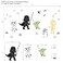 Lambs &amp; Lambs Ivy Star Wars Classic Wall Decals Yoda Darth Vader R2D2 C3PO